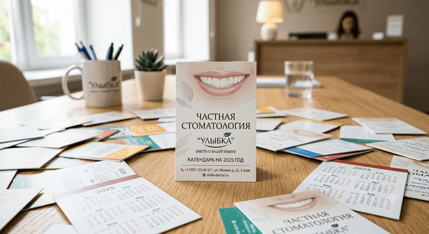 Карманные календари с логотипом — компактный рекламный носитель